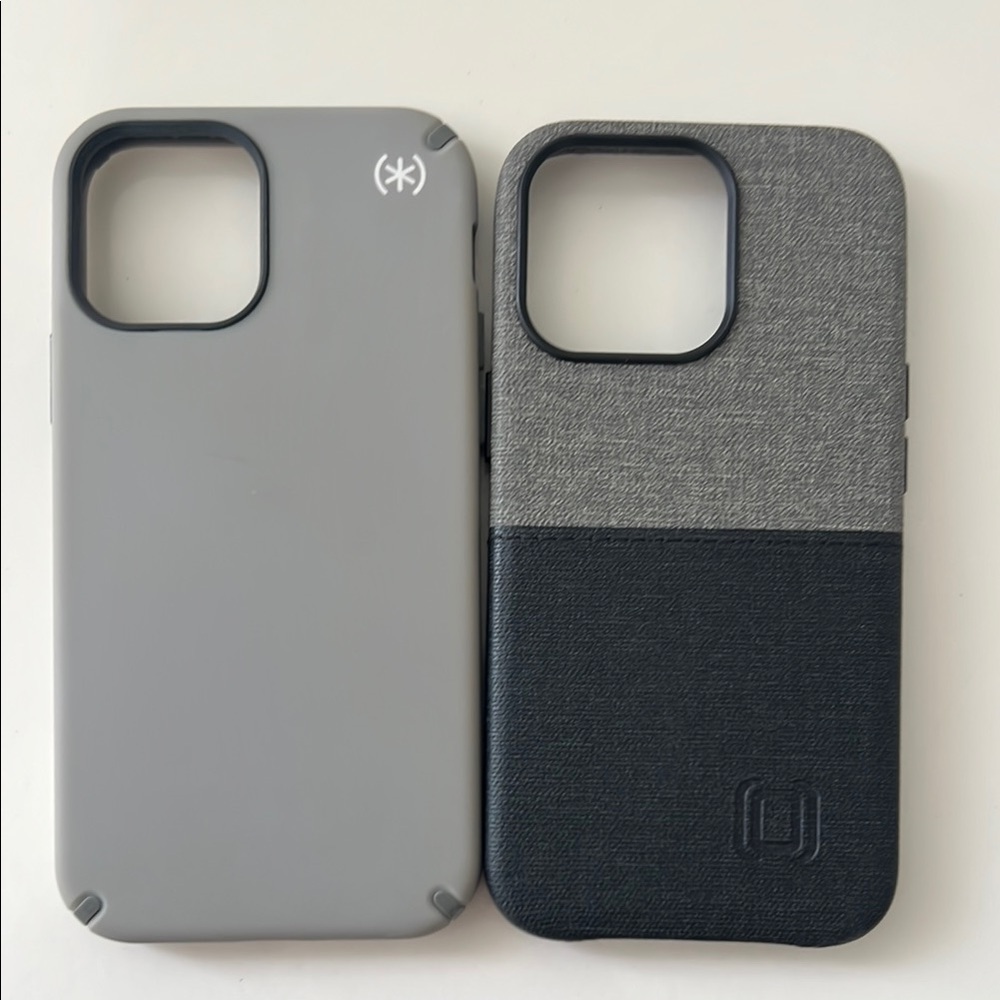 Speck Gray and Black Phone Case